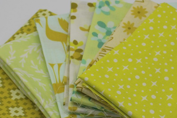 Fat Quarter Set Elizabeth Hartman Sunroom/Paintbox acid