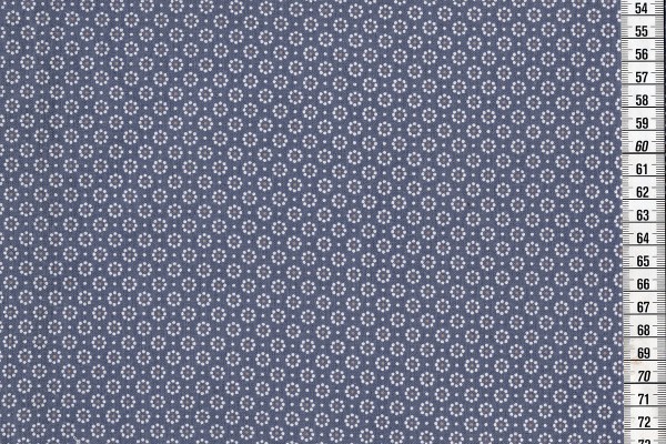 Dekostoff Belle Fleur Stone Blue