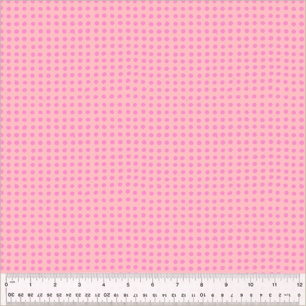 Heather Ross Ruby and Bee Blenders Dots Vervain/Blush