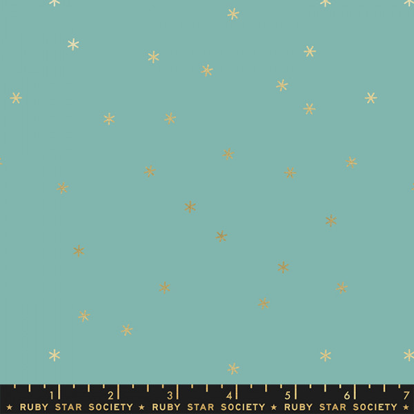 Ruby Star Society Spark Metallic ocean by Melody Miller