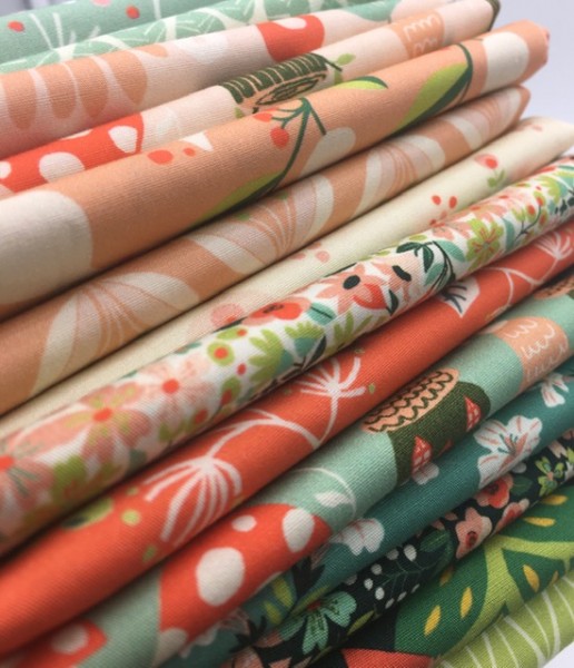 Fat Quarter Set Monaluna Amour Vert