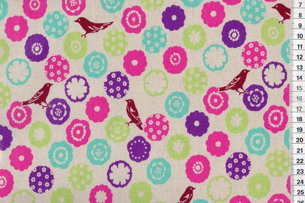Wachstuch Echino Bonbon beige