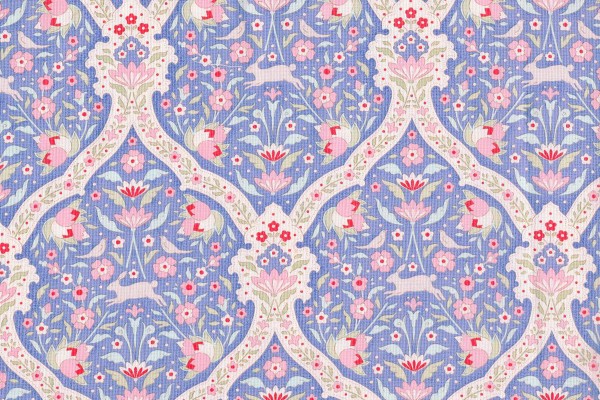 Tilda Bon Voyage Hare Tile Blue