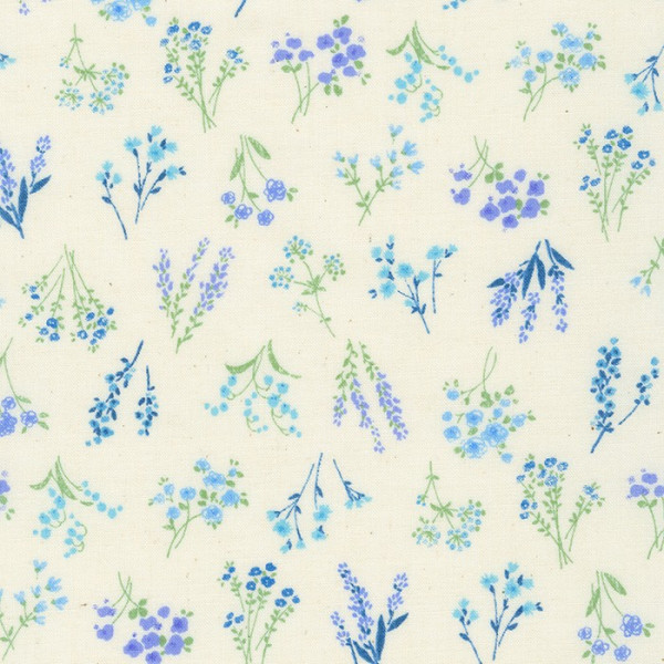 Flowers natural blue by ki-Mama for Sevenberry