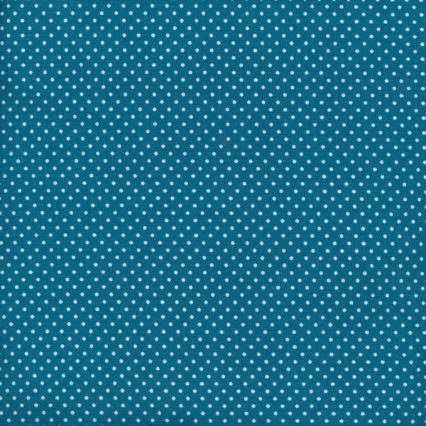 Dekostoff Dots Dark Turquoise