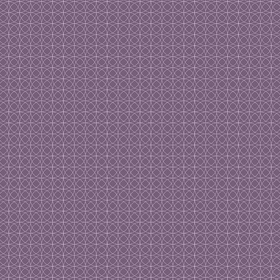 Fabric from the Attic by Giucy Guice - Circles Pressed Lavender
