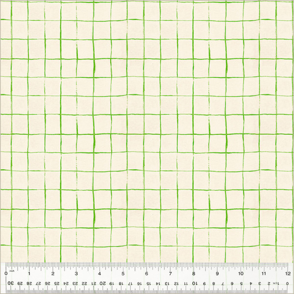 Heather Ross By Hand Drawn Plaid Cotton