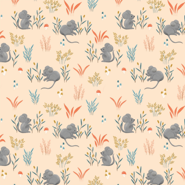 Cloud9 Woodland Creatures by Dominika Godette Mouse Meadow