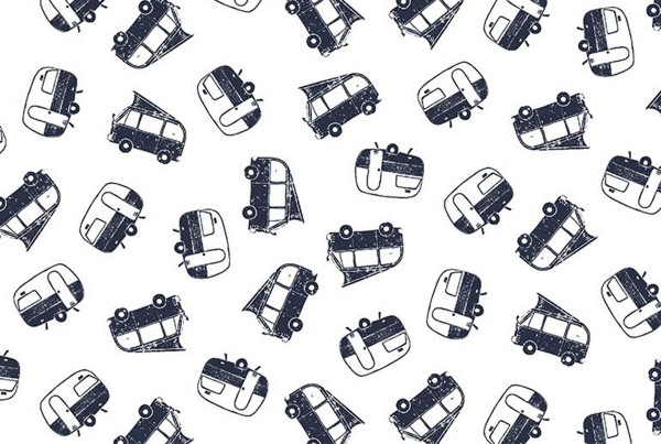 Dear Stella Chop it like it's hot Camper white