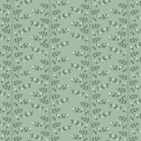 Rifle Paper Dahlia Artichoke Sage Metallic