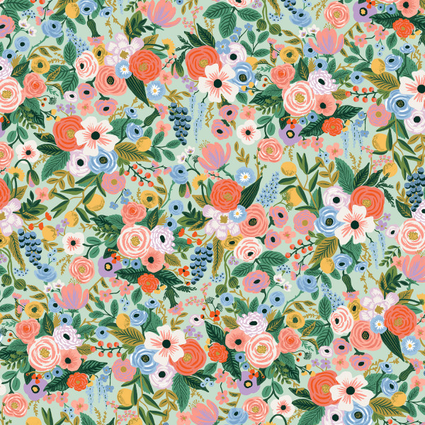 Cotton and Steel Orchard Garden Party Petite Mint