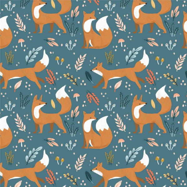 Cloud9 Woodland Creatures by Dominika Godette Fox Lair