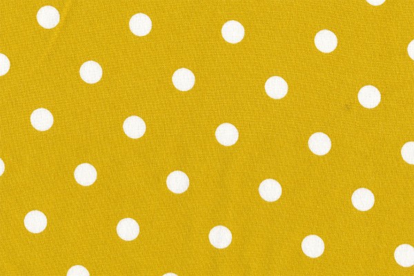 Wachstuch Oilcoth Dots Big Mustard