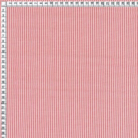 Westfalenstoffe Streifen schmal rot/weiß