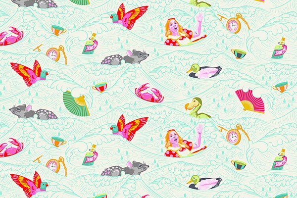 Tula Pink Curiouser and Curiouser Sea of Tears Wonder