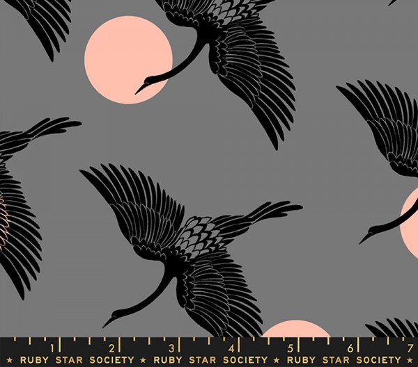 Ruby Star Society Florida by Sarah Watts Egrets Slate Gray