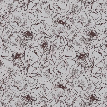 Wallflower - Anemones Wisteria