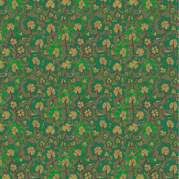 Heather Ross Forestburgh Clover olive