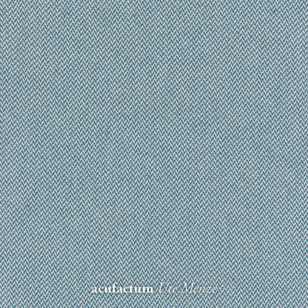 Acufactum Webstoff Fischgrät Blau