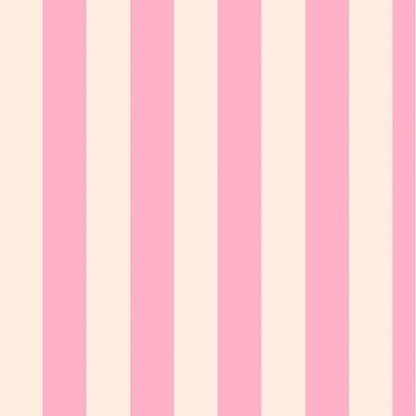 Heather Ross Forestburgh Broadstripe pink