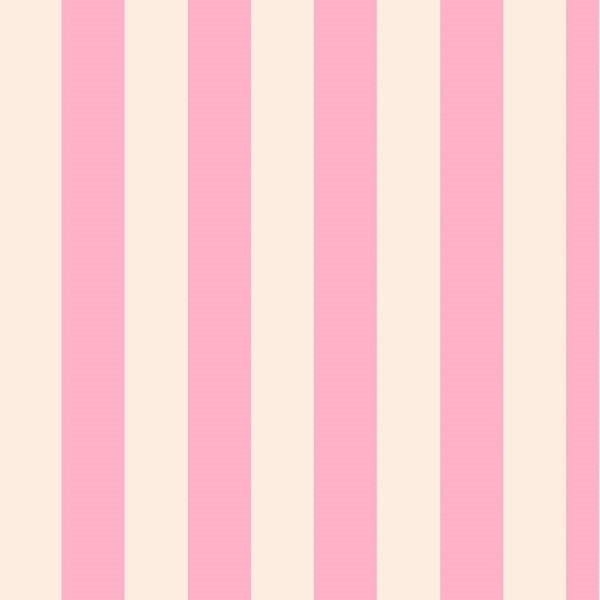 Heather Ross Forestburgh Broadstripe pink