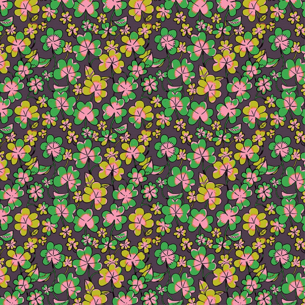 Heather Ross Forestburgh Clover eggplant