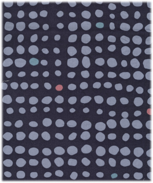 Linnea Dots Oxford dark grey