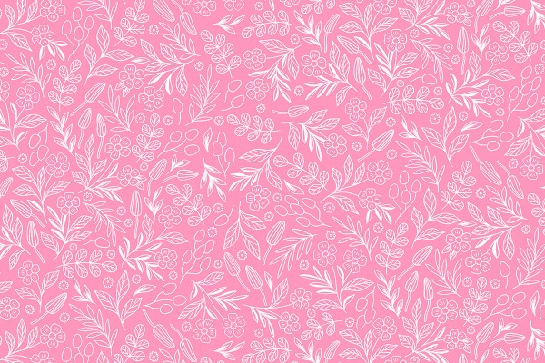 Garden &amp; Globe Erin McMannes Floral Toss Light Pink