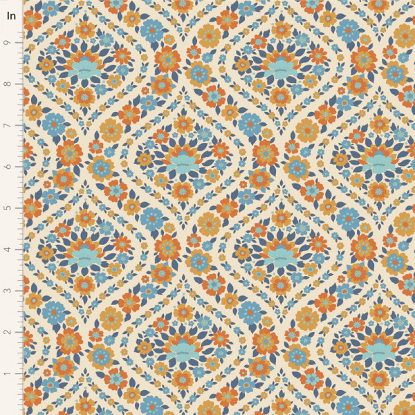 Tilda Wallflower Bianca blue