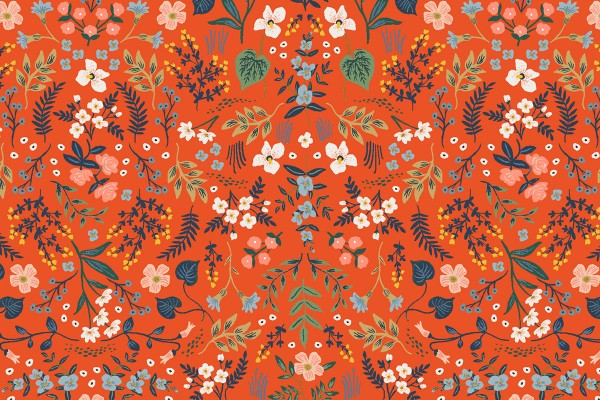 Bon Voyage by Rifle Paper Wildwood Red Metallic