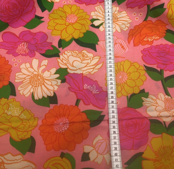 Reststück Ruby Star Society Melody Miller Flowerland Pink