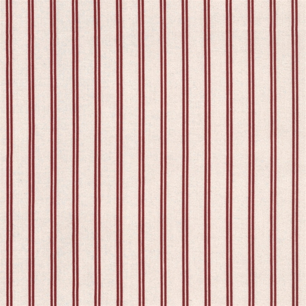 Wachstuch Oilcloth Ribbons Red/Creme