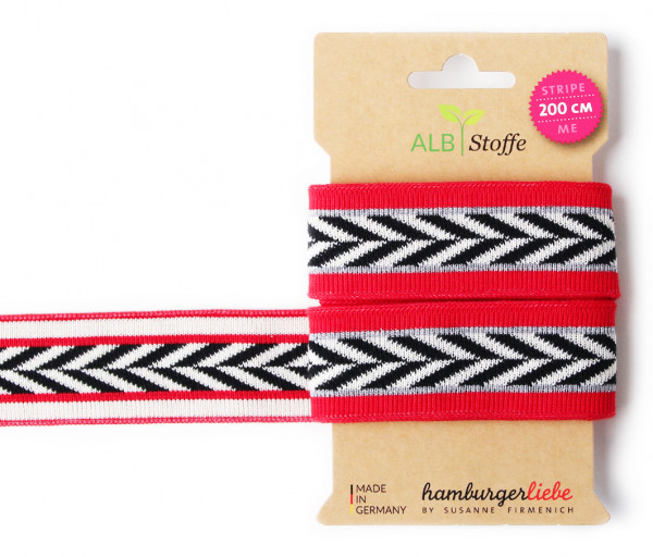 Hamburger Liebe Stripe Me Heringbone red