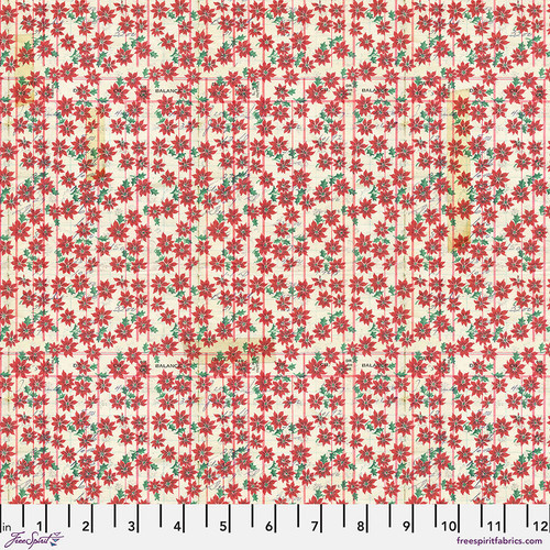 Tim Holtz Holidays Past Festive Ledger Red