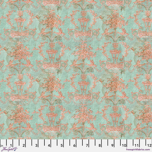 Tim Holtz Palette Teal Wallpaper