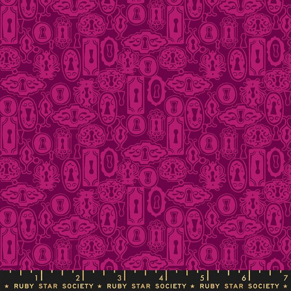 Ruby Star Society Sarah Watts Reading Nook Key Lock Purple Velvet