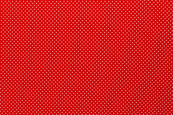 Baumwollwebware Tupfen 2 mm rot