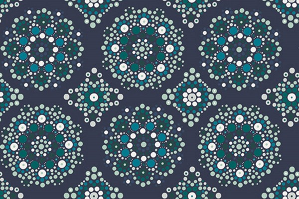Mister Domestic Angles Loved to Pieces Mandala Drops Midnight