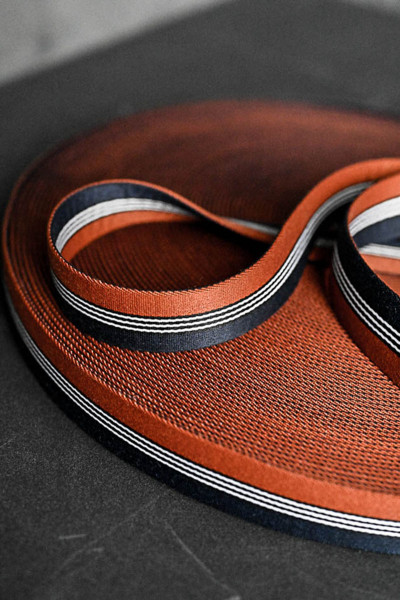 Gurtband Dashing Rust/Navy 35mm