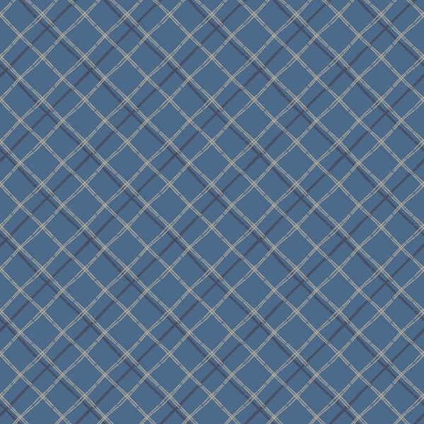 Close to My Heart Finishing Touches Criss Cross Plaid Bluejay Blue