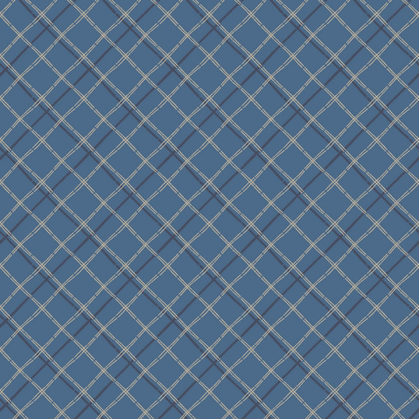 Close to My Heart Finishing Touches Criss Cross Plaid Bluejay Blue