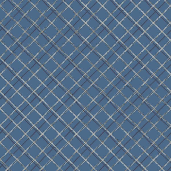 Close to My Heart Finishing Touches Criss Cross Plaid Bluejay Blue