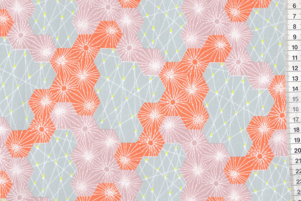 Wachstuch Tayutou by Fabric Uta Dewdrop orange