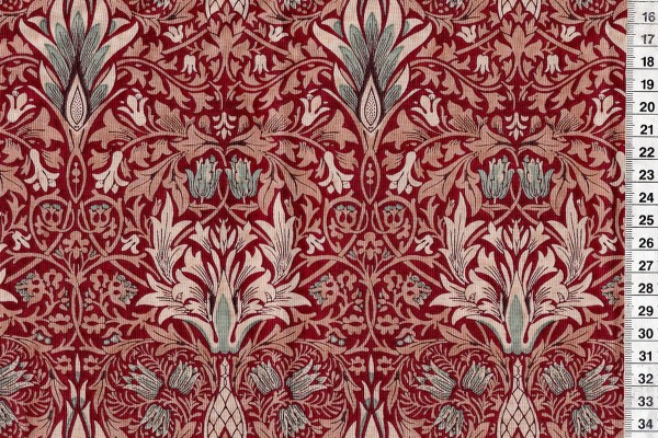 Morris Kelmscott Snakehead red