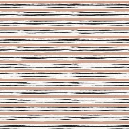 Wallflower - Painterly Stripes French-Rose