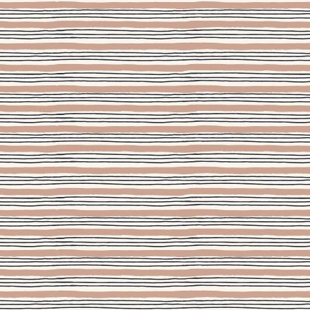 Wallflower - Painterly Stripes French-Rose