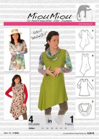 Miou Miou Schnittmuster Damen V8040