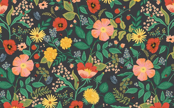Camont by Rifle Paper Poppie Fields black
