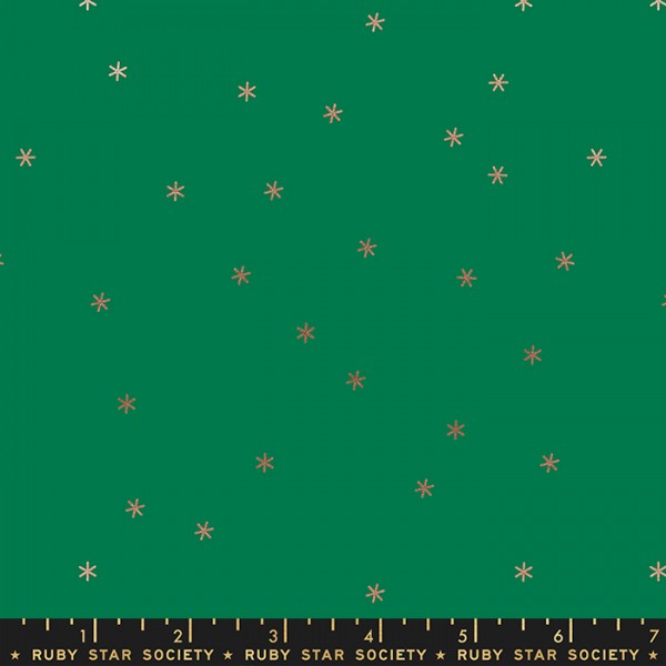 Ruby Star Society Spark Metallic-Evergreen by Melody Miller