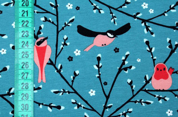 Bio Stretchjersey Hello Spring
